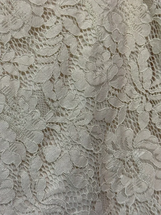 Le Lis Cream Lace Midi Skirt - Picture 3 of 4